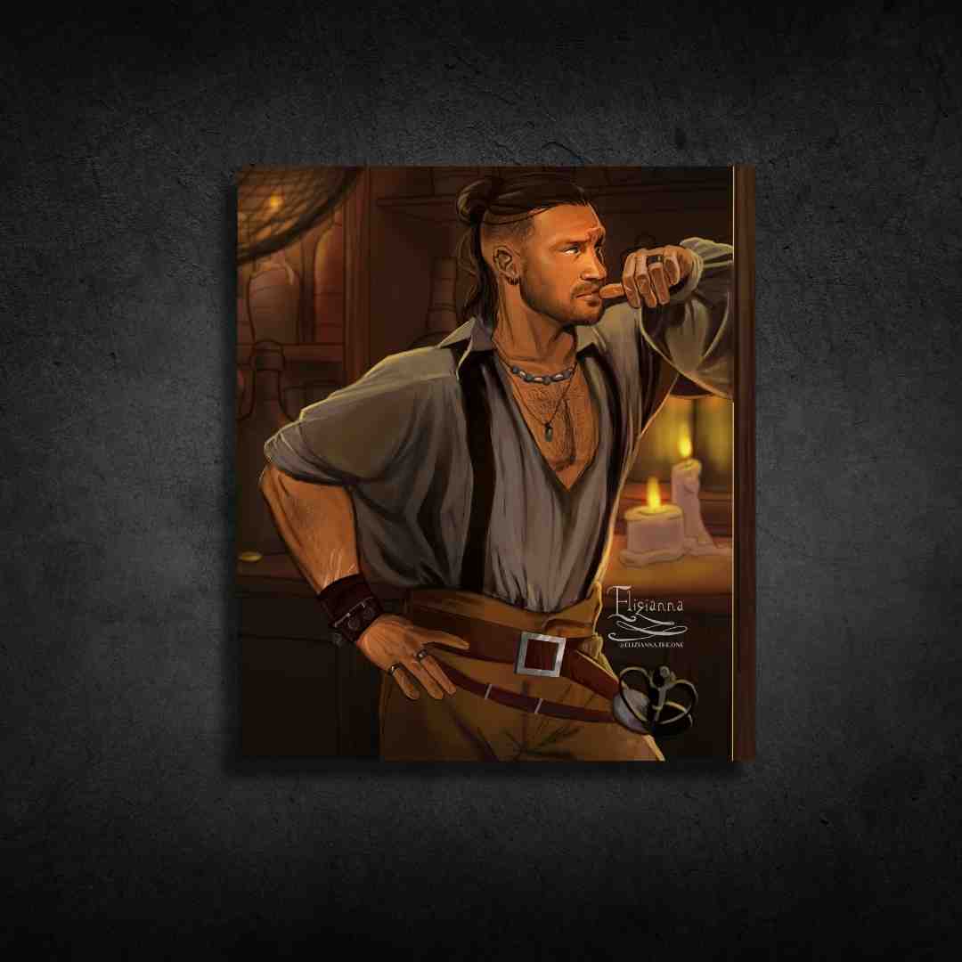 Pirate in the Pub Art Print - Jessica S. Taylor